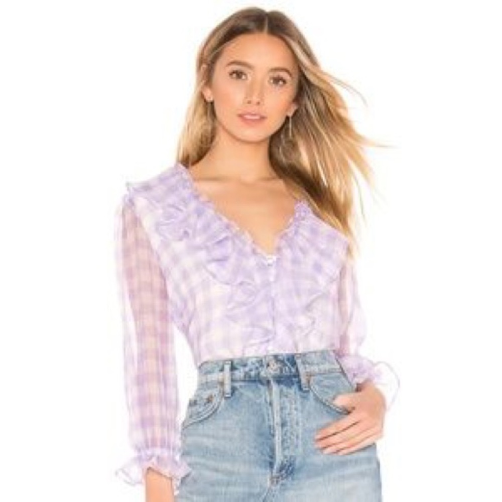 COPY - Majorelle Logan top in Purple